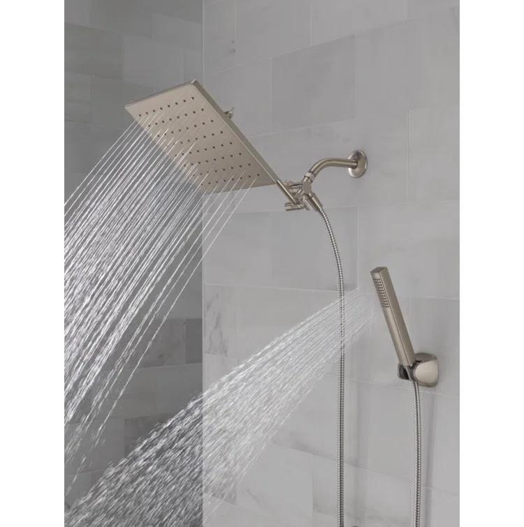 10-inch Raincan Shower Head and Hand Held Shower Combo, Rainfall Shower Head and Hand Shower