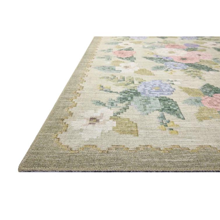 Rifle Paper Co. x Loloi Rosa Area Rug