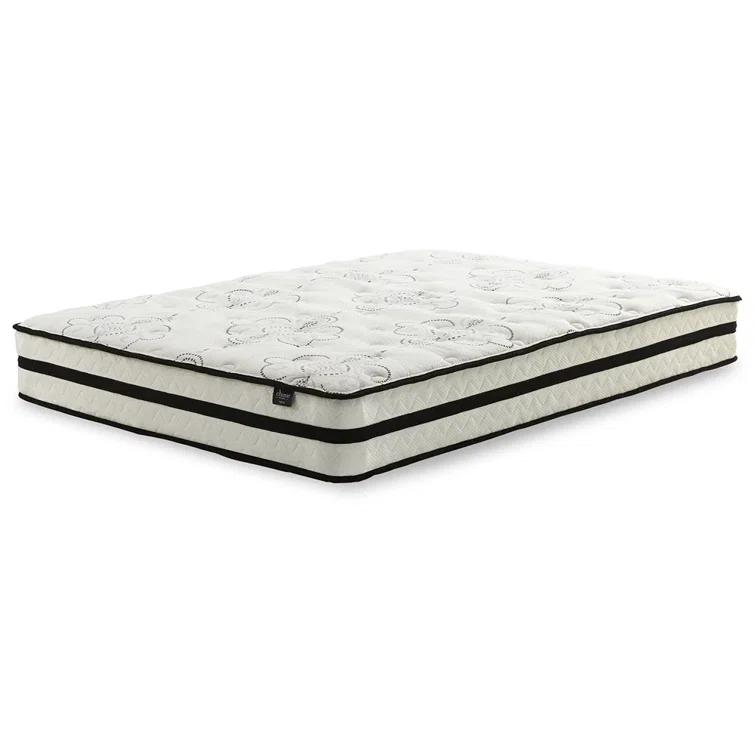 Signature Design By Ashley Chime 10 Inch Hybrid Twin Mattress In A Box White & Reviews | Wayfair