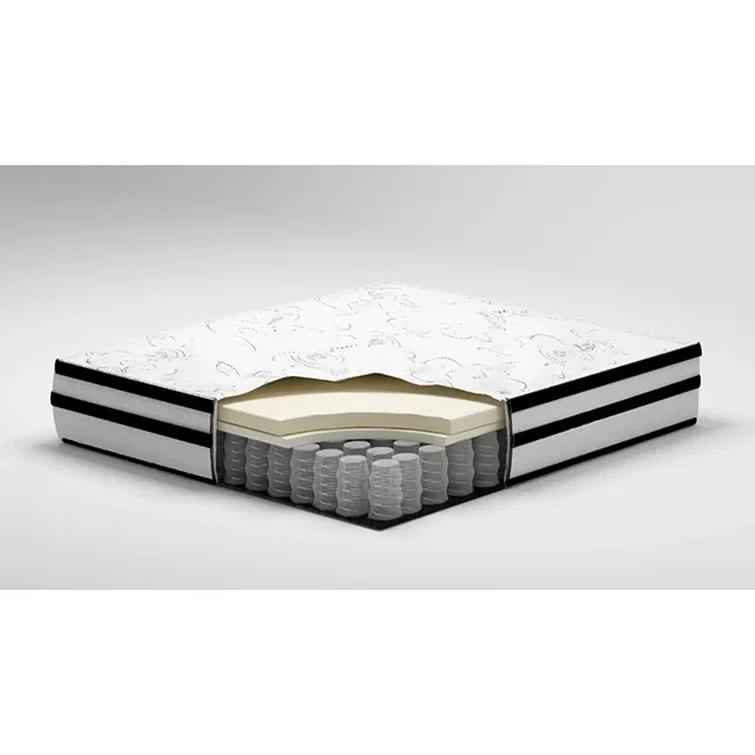 Signature Design By Ashley Chime 10 Inch Hybrid Twin Mattress In A Box White & Reviews | Wayfair