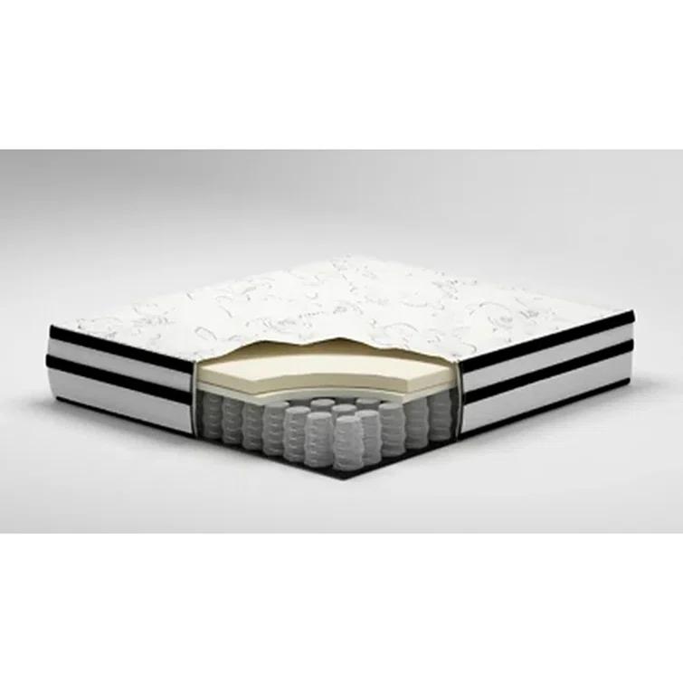 Signature Design By Ashley Chime 10 Inch Hybrid Twin Mattress In A Box White & Reviews | Wayfair