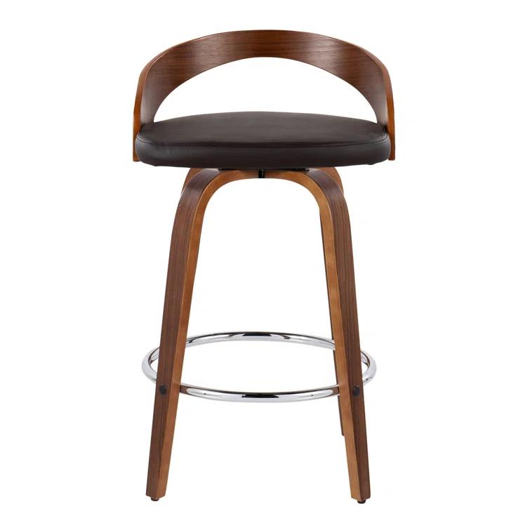 Grotto Swivel Upholstered Counter Stool