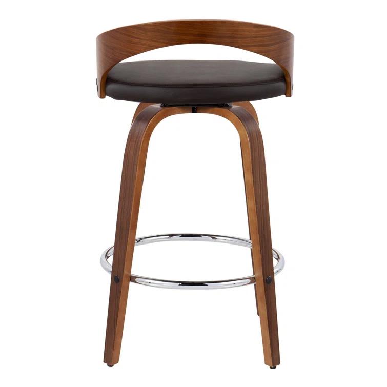 Grotto Swivel Upholstered Counter Stool