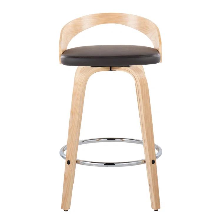 Grotto Swivel Upholstered Counter Stool