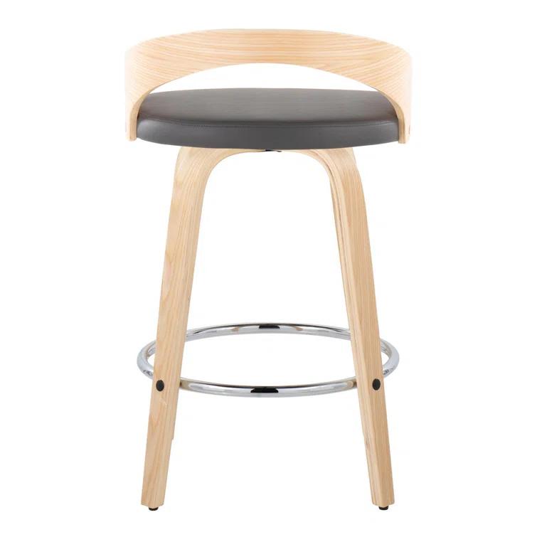 Grotto Swivel Upholstered Counter Stool