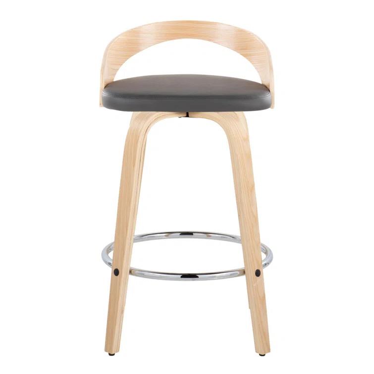 Grotto Swivel Upholstered Counter Stool