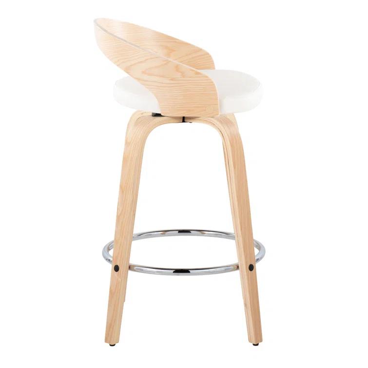 Grotto Swivel Upholstered Counter Stool