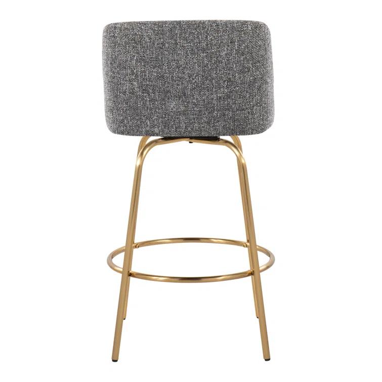 LumiSource Toriano Swivel 26" Counter Stool | Wayfair