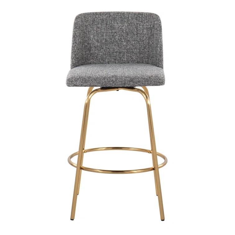 LumiSource Toriano Swivel 26" Counter Stool | Wayfair