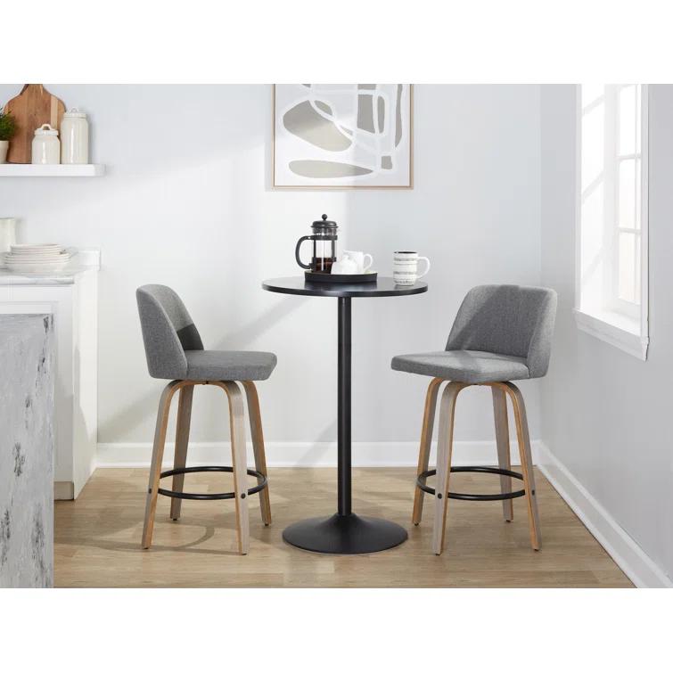 Toriano Swivel Upholstered Counter Stool
