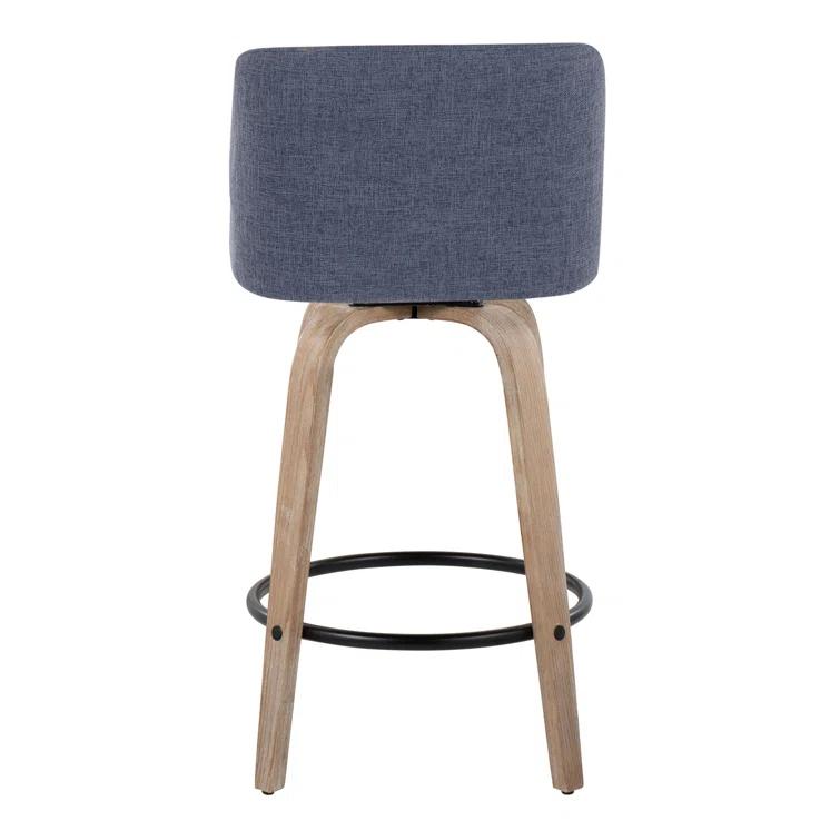 Toriano Swivel Upholstered Counter Stool