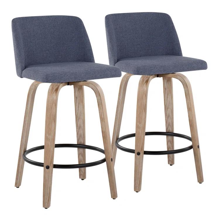 Toriano Swivel Upholstered Counter Stool