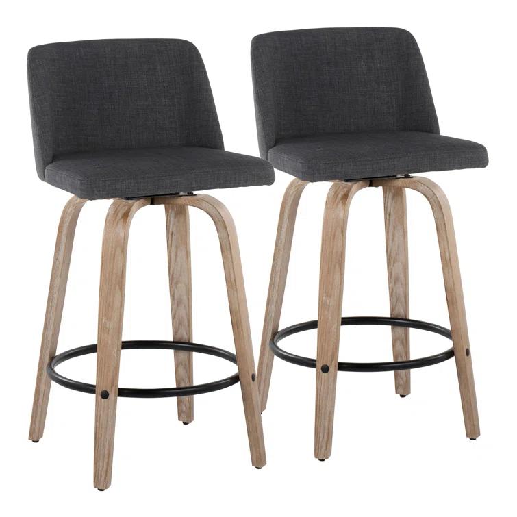 Toriano Swivel Upholstered Counter Stool