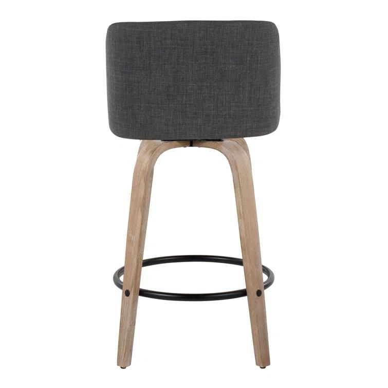 Toriano Swivel Upholstered Counter Stool