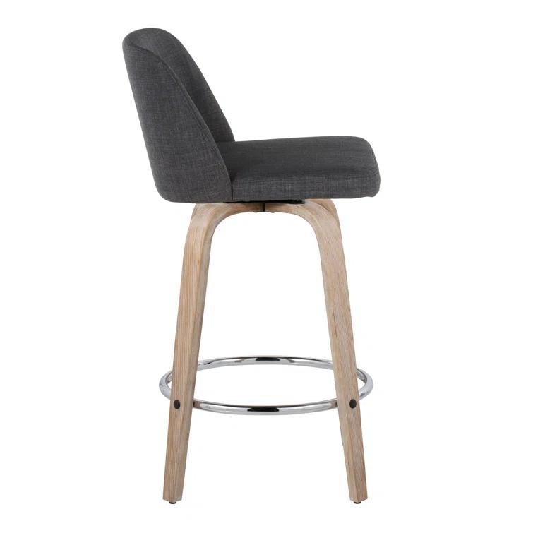 Toriano Swivel Upholstered Counter Stool