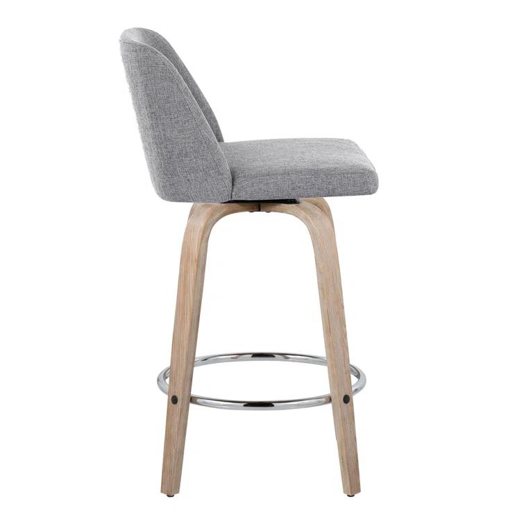 Toriano Swivel Upholstered Counter Stool