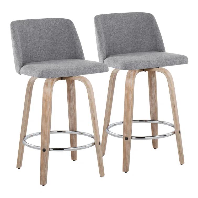 Toriano Swivel Upholstered Counter Stool