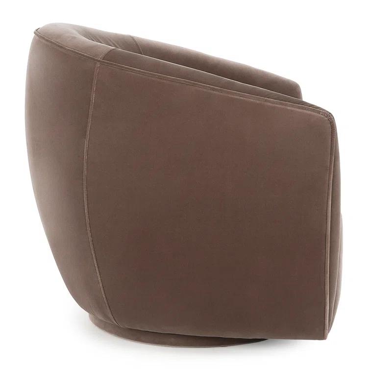 Layla Upholstered Swivel Barrel Chair
