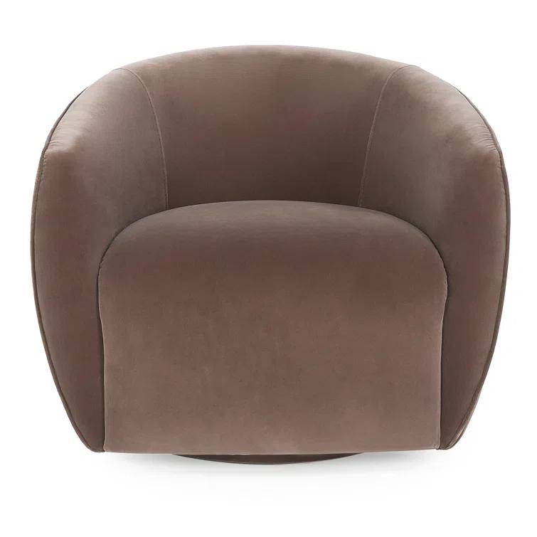 Layla Upholstered Swivel Barrel Chair