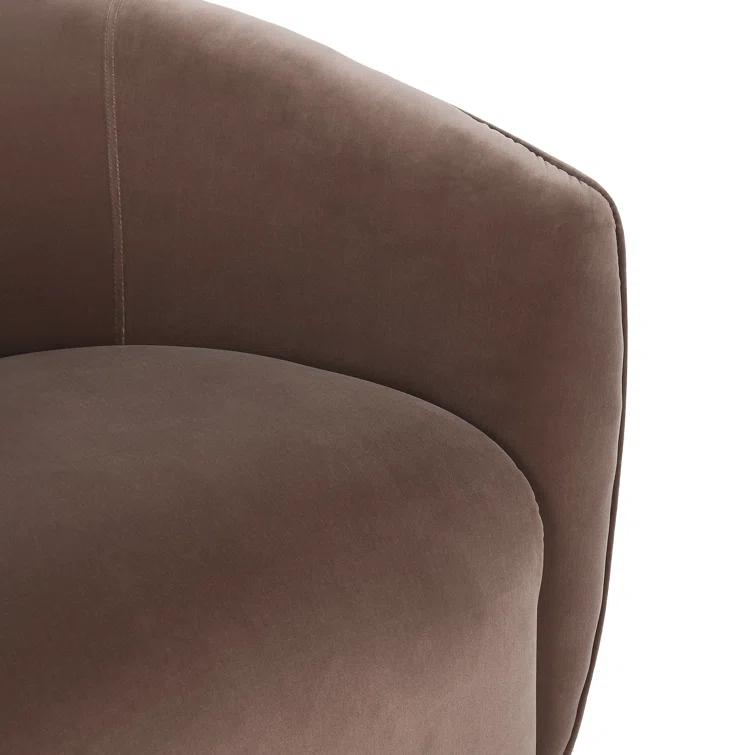 Layla Upholstered Swivel Barrel Chair