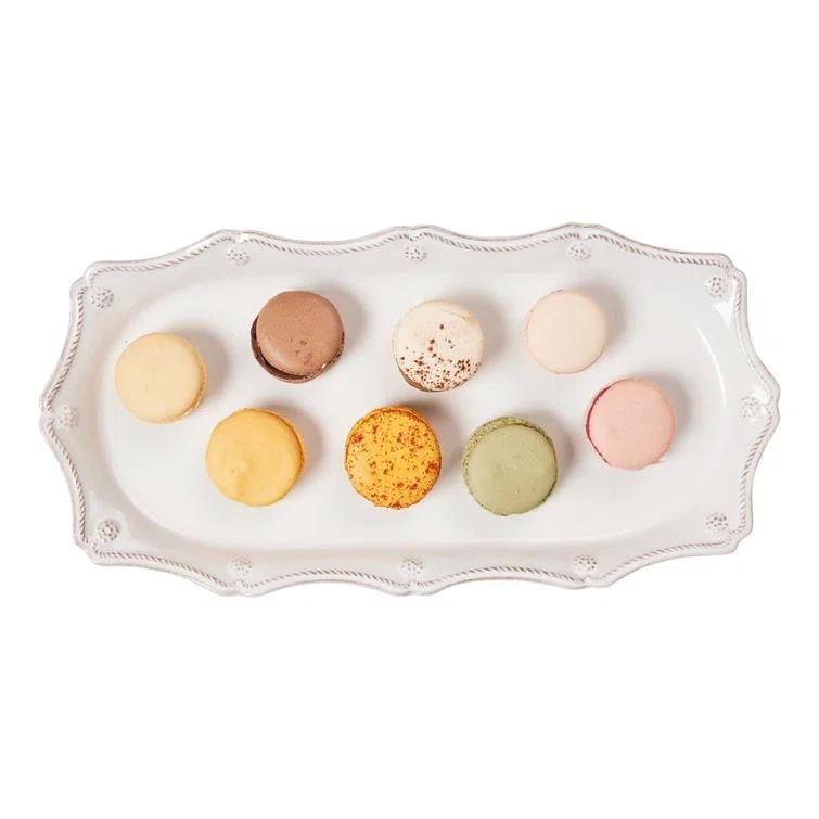 Juliska Berry & Thread 14" Decorative Tray - Whitewash