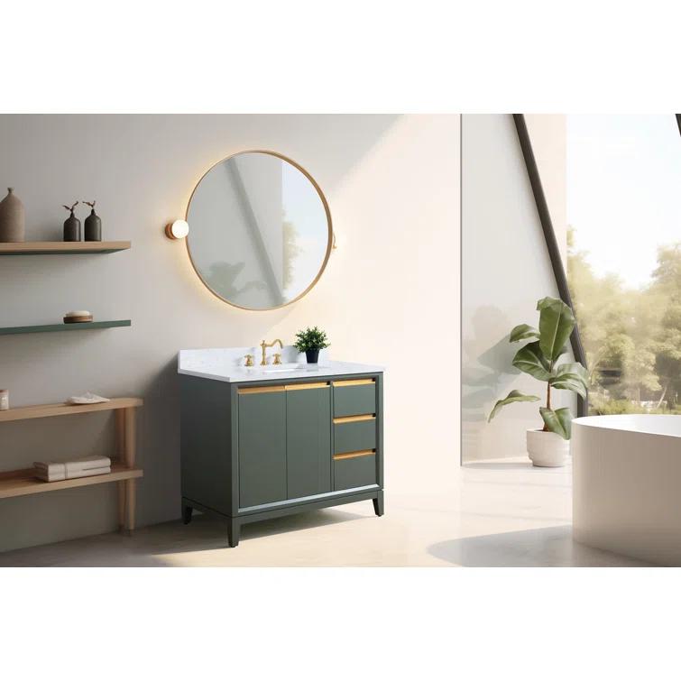 42 Single Bathroom Vanity with Top