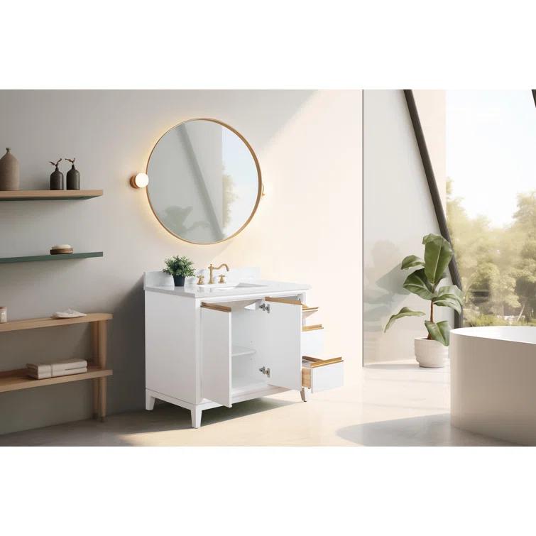 42 Single Bathroom Vanity with Top