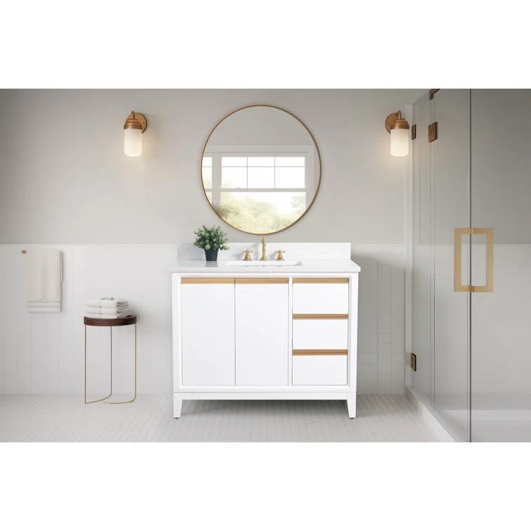42 Single Bathroom Vanity with Top