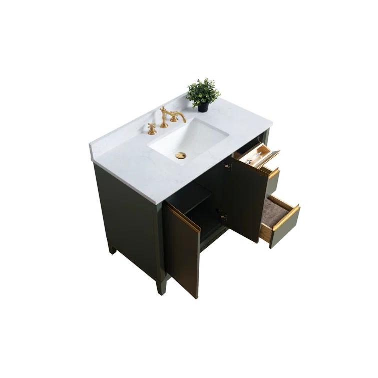 42 Single Bathroom Vanity with Top
