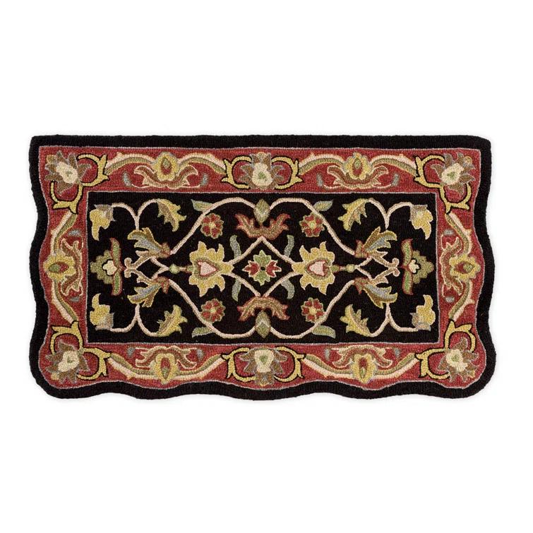 McLean Hand-Tufted Wool Black Area Rug