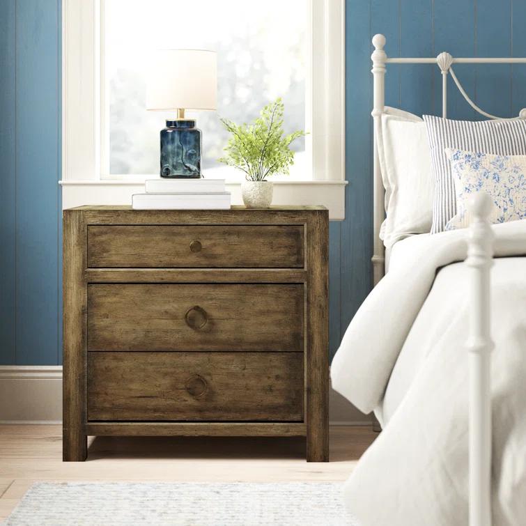 Anders 3-Drawer Nightstand (32")