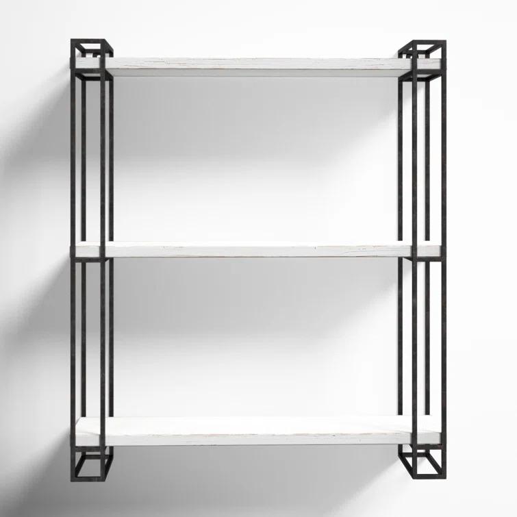 Burchill 3 Piece Pine Floating Shelf