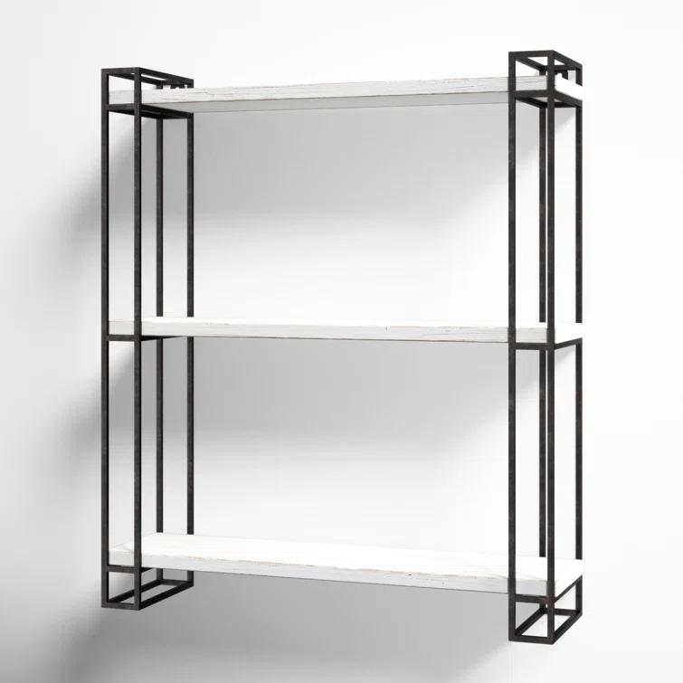 Burchill 3 Piece Pine Floating Shelf