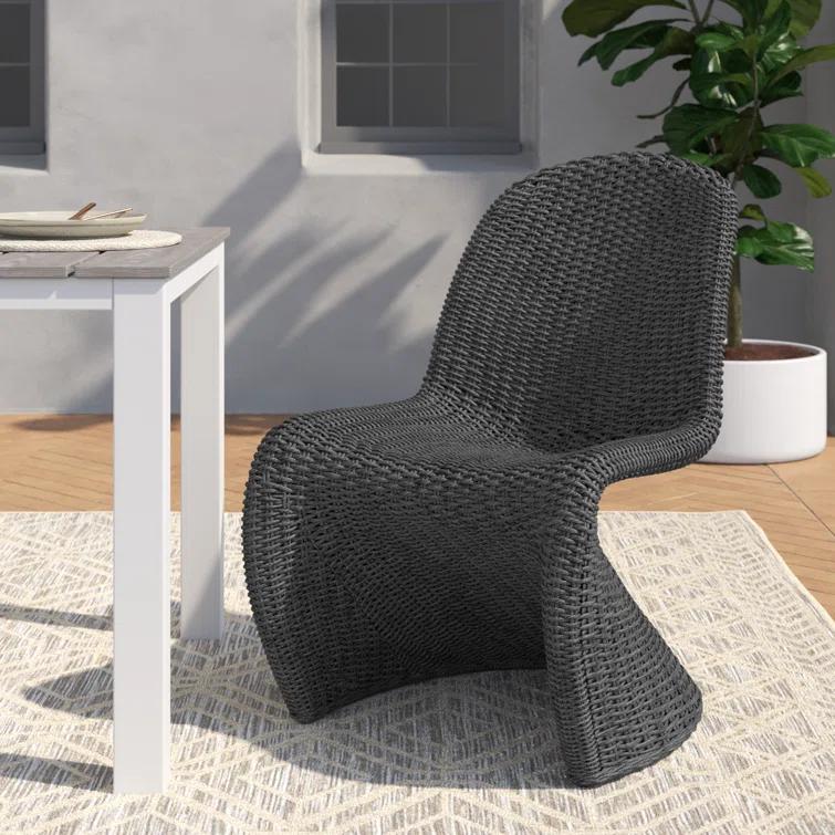 Manila Indoor / Outdoor Accent Chair - Vintage Coal