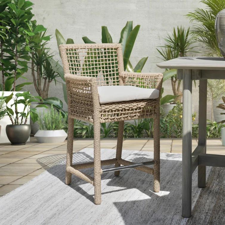 Beverly Indoor / Outdoor Counter Stool - Natural