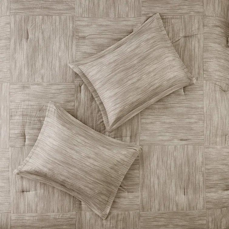 Madison Park Walter 7 Piece Printed Weave Seersucker Comforter Set