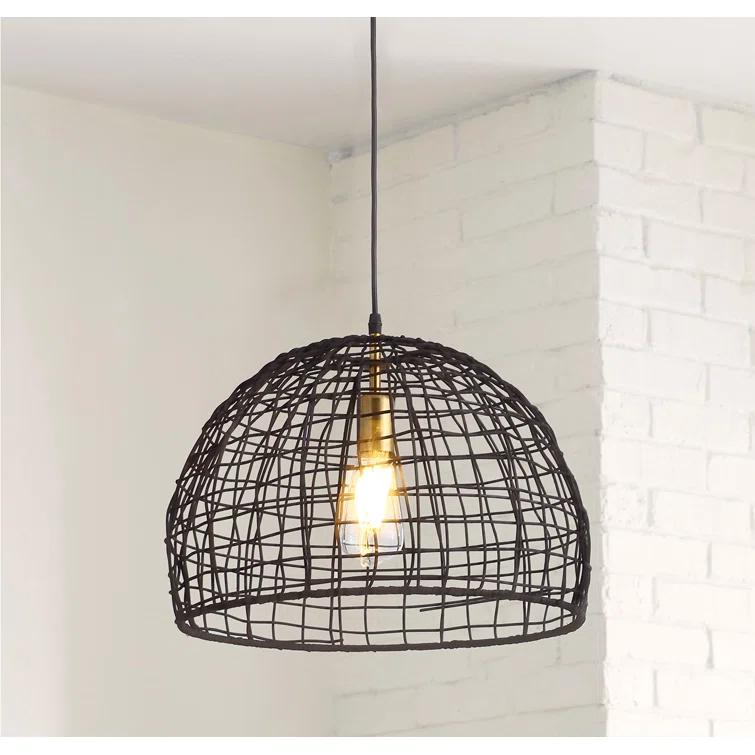 Wexler 1 - Light Pewter Single Pendant