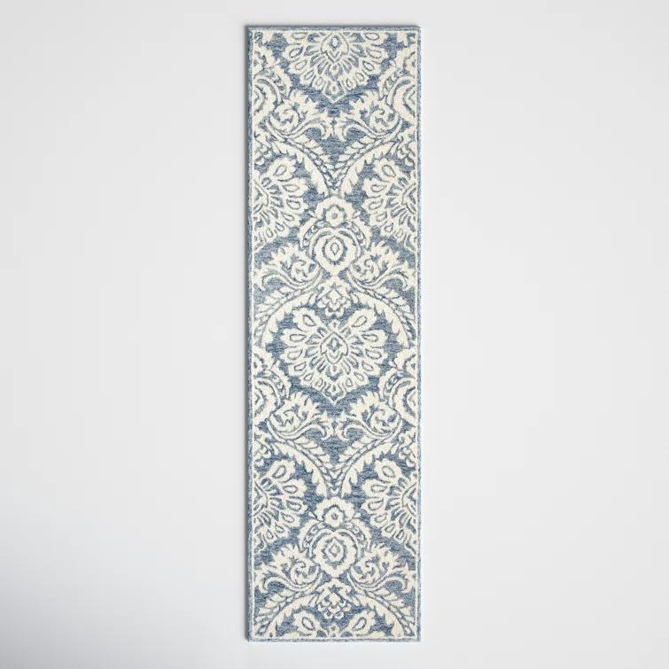 Tansy Wool Blue/Ivory Rug