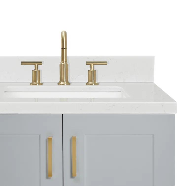 ARIEL Taylor 42 in. W x 21.5 in. D Bath Vanity Cabinet Only in Grey