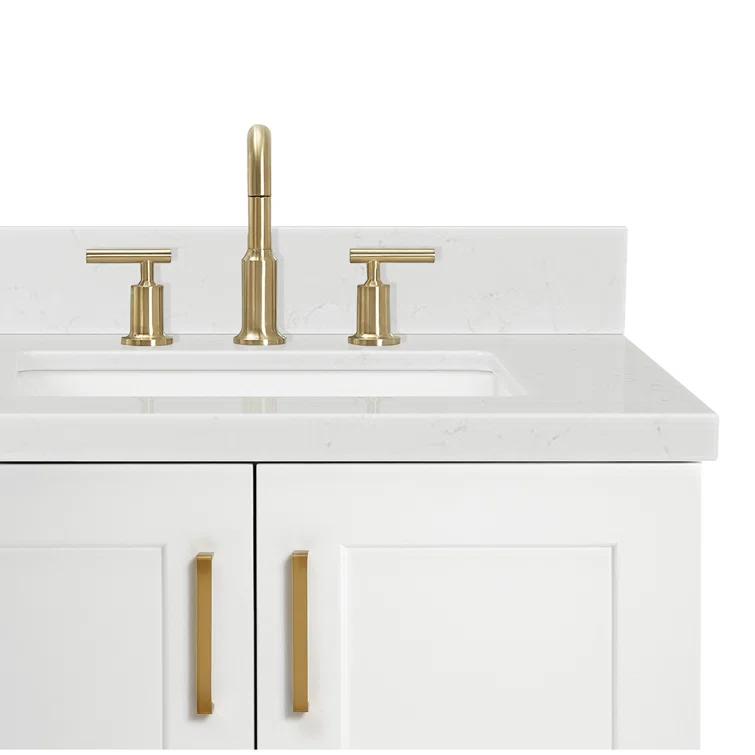 Ariel Q042srcqrvo Taylor 42" Free Standing Single Basin Vanity Set - White