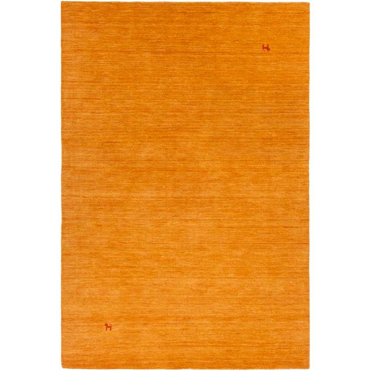 Gabi Wool Area Rug in Gold