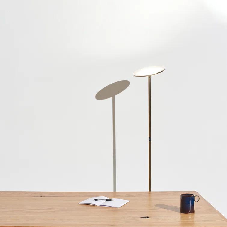 Brightech Sky Industrial 63 in. Dimmable LED Floor Lamp with Adjustable Head