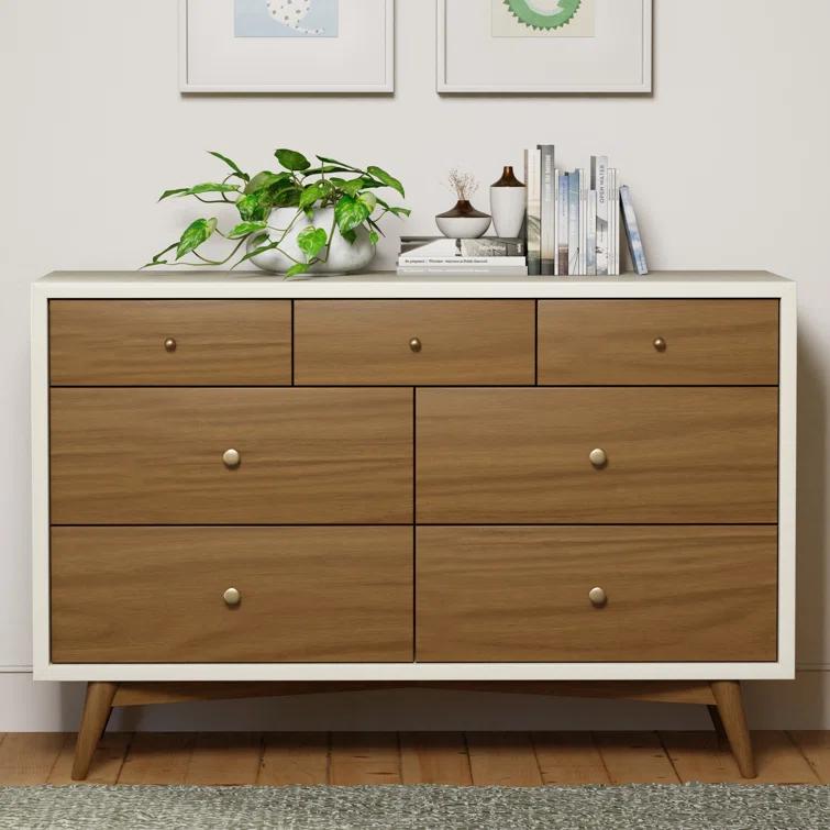 Palma 7 Drawer 53" W Double Dresser