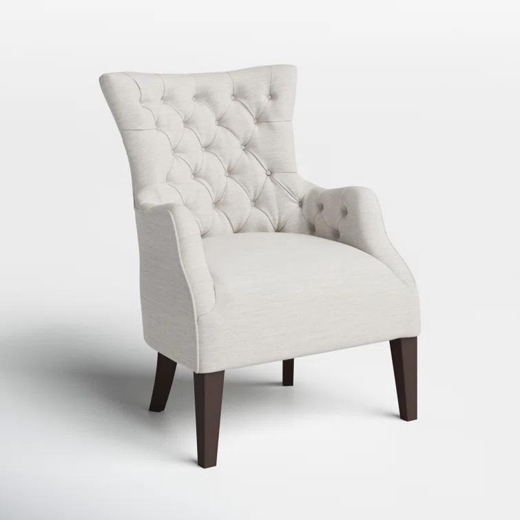 Tufted Wingback Accent Chair