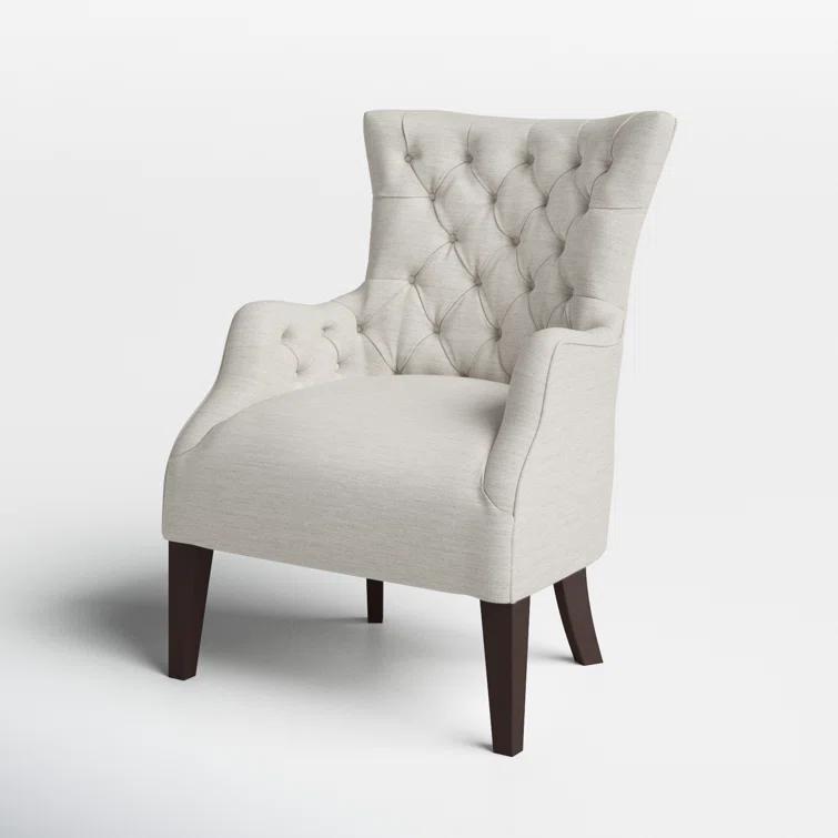 Tufted Wingback Accent Chair
