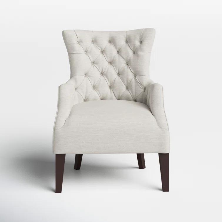 Tufted Wingback Accent Chair