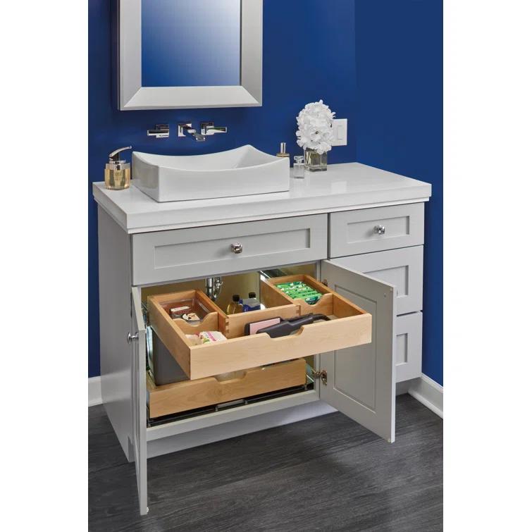 Rev-A-Shelf Rev-A-Shelf Wood Vanity Sink Cabinet Pull Out Organizer
