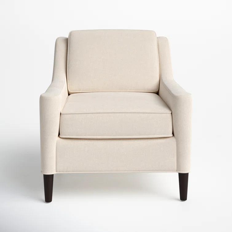 Crispin Wide Arm Velvet Lounge Chair