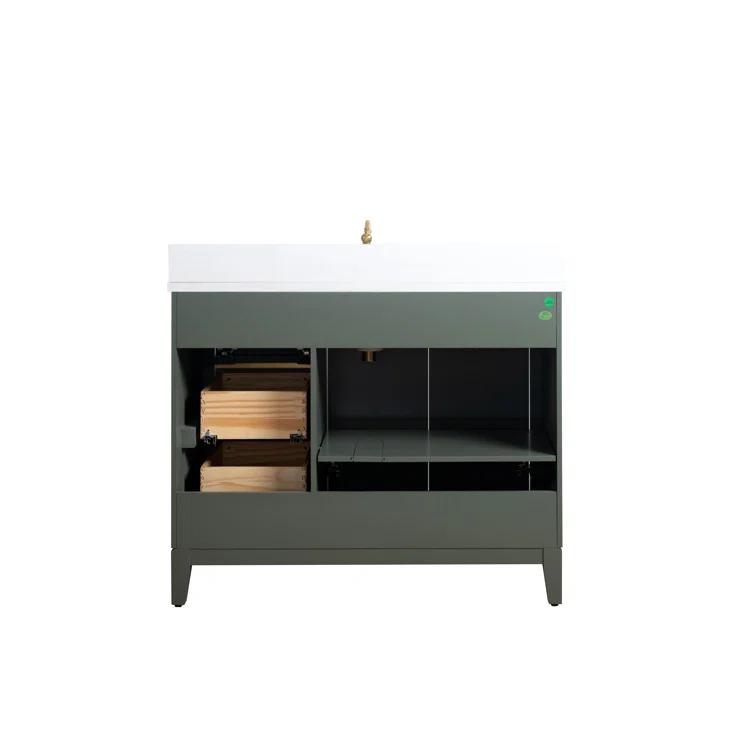 42 Single Bathroom Vanity with Top