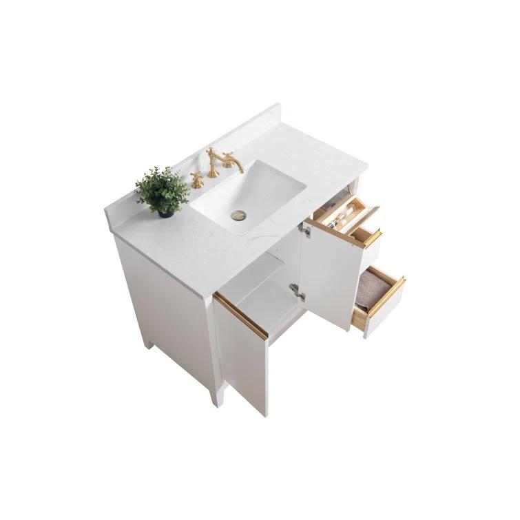 42 Single Bathroom Vanity with Top